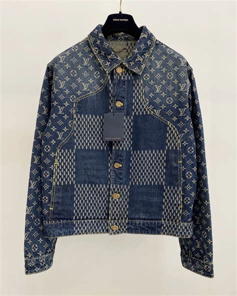 louis vuitton monogram jacket denim|Louis Vuitton blue jean jacket.